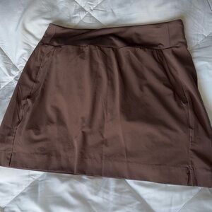 Athleta Women's Soho Skort Mineral Brown Size 8 EUC